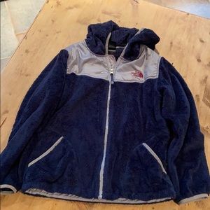 The North Face Jacket with hood  child’s Sz XL 18 great shape